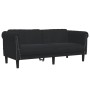 Juego de sofás 2 piezas terciopelo negro de vidaXL, Sofás - Ref: Foro24-3209224, Precio: 568,10 €, Descuento: %