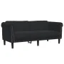 Zweiteiliges Samt-Sofa-Set in Schwarz von vidaXL, Sofas - Ref: Foro24-3209224, Preis: 465,17 €, Rabatt: %