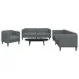 Juego de sofás 3 piezas tela gris oscuro by vidaXL, Sofas - Ref: Foro24-3209230, Price: 613,43 €, Discount: %