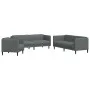 Dreiteiliges dunkelgraues Stoffsofaset von vidaXL, Sofas - Ref: Foro24-3209230, Preis: 613,43 €, Rabatt: %