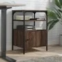 Soporte de impresora 3 niveles marrón roble 50x40x76 cm de vidaXL, Soportes para impresoras - Ref: Foro24-842295, Precio: 63,...