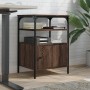 Soporte de impresora 3 niveles marrón roble 50x40x76 cm de vidaXL, Soportes para impresoras - Ref: Foro24-842295, Precio: 64,...