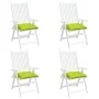 Cojines de palets de jardín 4 uds tela Oxford verde 50x50x7 cm de vidaXL, Cojines para sillas y sofás - Ref: Foro24-361541, P...