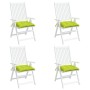 Cojines de palets de jardín 4 uds tela Oxford verde 50x50x7 cm de vidaXL, Cojines para sillas y sofás - Ref: Foro24-361541, P...