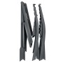 Mesa y sillas plegables de jardín 3 piezas plástico antracita de vidaXL, Conjuntos de jardín - Ref: Foro24-48753, Precio: 143...