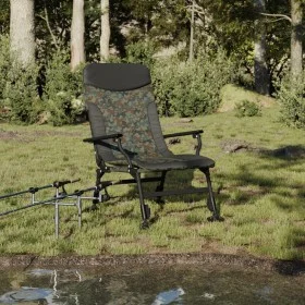 Silla de pesca con reposabrazos plegable camuflaje by vidaXL, Garden chairs - Ref: Foro24-4006417, Price: 135,90 €, Discount: %