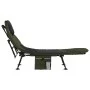 Tumbona de pesca con patas para barro ajustable plegable verde de vidaXL, Camas para exteriores - Ref: Foro24-4006422, Precio...