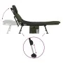Tumbona de pesca con patas para barro ajustable plegable verde de vidaXL, Camas para exteriores - Ref: Foro24-4006422, Precio...