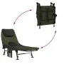 Tumbona de pesca con patas para barro ajustable plegable verde de vidaXL, Camas para exteriores - Ref: Foro24-4006422, Precio...