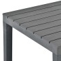 Mesa de jardín de plástico gris antracita 78x78x72 cm de vidaXL, Mesas de jardín - Ref: Foro24-48784, Precio: 104,33 €, Descu...