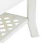 Mesa de centro de plástico blanco 90x60x46 cm de vidaXL, Mesas de centro - Ref: Foro24-48793, Precio: 66,08 €, Descuento: %