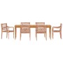 Sillas Batavia 6 uds madera maciza de teca encalada de vidaXL, Sillas de jardín - Ref: Foro24-3155989, Precio: 655,97 €, Desc...