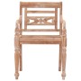 Sillas Batavia 6 uds madera maciza de teca encalada de vidaXL, Sillas de jardín - Ref: Foro24-3155989, Precio: 655,97 €, Desc...