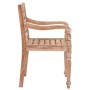 Sillas Batavia 6 uds madera maciza de teca encalada de vidaXL, Sillas de jardín - Ref: Foro24-3155989, Precio: 655,97 €, Desc...
