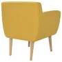 Yellow fabric armchair by vidaXL, Armchairs - Ref: Foro24-244069, Price: 217,65 €, Discount: %