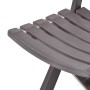 Sillas de jardín plegables 2 unidades plástico color moca de vidaXL, Sillas de jardín - Ref: Foro24-48788, Precio: 59,07 €, D...