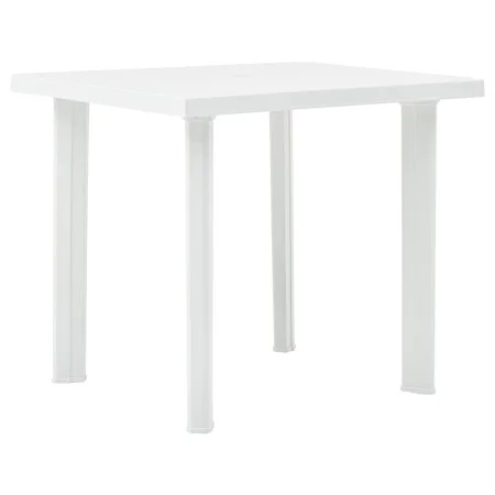 Mesa de jardín de plástico blanco 80x75x72 cm de vidaXL, Mesas de jardín - Ref: Foro24-48802, Precio: 76,65 €, Descuento: %