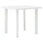 Mesa de jardín de plástico blanco 80x75x72 cm de vidaXL, Mesas de jardín - Ref: Foro24-48802, Precio: 76,65 €, Descuento: %