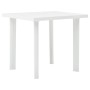 Mesa de jardín de plástico blanco 80x75x72 cm de vidaXL, Mesas de jardín - Ref: Foro24-48802, Precio: 74,35 €, Descuento: %
