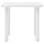 Mesa de jardín de plástico blanco 80x75x72 cm de vidaXL, Mesas de jardín - Ref: Foro24-48802, Precio: 76,65 €, Descuento: %