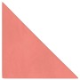 Paneles de pared 12 uds terciopelo rosa 30x30 cm 0,54 m² de vidaXL, Recubrimiento de paredes - Ref: Foro24-343950, Precio: 26...