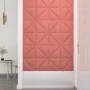 Paneles de pared 12 uds terciopelo rosa 30x30 cm 0,54 m² de vidaXL, Recubrimiento de paredes - Ref: Foro24-343950, Precio: 25...