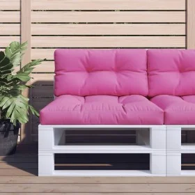 Cojines para sofá de palets 2 piezas tela rosa de vidaXL, Cojines para sillas y sofás - Ref: Foro24-360731, Precio: 65,73 €, ...
