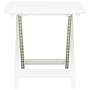 Mesa de jardín plegable de plástico blanco 79x72x70 cm de vidaXL, Mesas de jardín - Ref: Foro24-48790, Precio: 57,22 €, Descu...