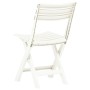 Sillas de jardín plegables 2 unidades plástico blanco de vidaXL, Sillas de jardín - Ref: Foro24-48786, Precio: 57,22 €, Descu...