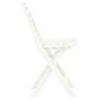 Sillas de jardín plegables 2 unidades plástico blanco de vidaXL, Sillas de jardín - Ref: Foro24-48786, Precio: 57,22 €, Descu...