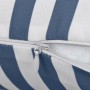 Cojines para exterior a rayas 45x45 cm azul marino 2 unidades de vidaXL, Cojines - Ref: Foro24-132306, Precio: 28,58 €, Descu...