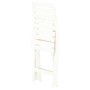 Sillas de jardín plegables 2 unidades plástico blanco de vidaXL, Sillas de jardín - Ref: Foro24-48786, Precio: 57,22 €, Descu...