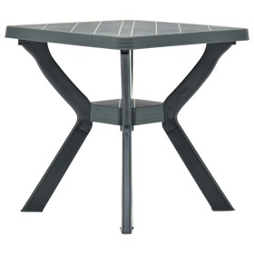 Mesa bistro de plástico verde 70x70x72 cm de vidaXL, Mesas de jardín - Ref: Foro24-48800, Precio: 66,43 €, Descuento: %
