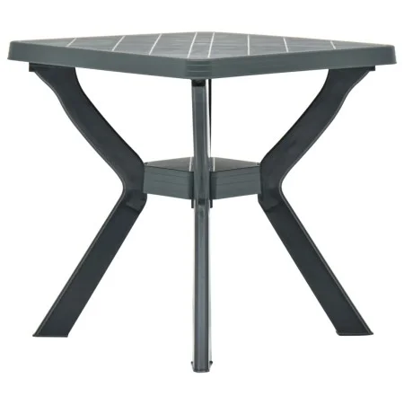Mesa bistro de plástico verde 70x70x72 cm de vidaXL, Mesas de jardín - Ref: Foro24-48800, Precio: 75,52 €, Descuento: %