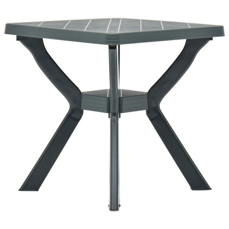 Mesa bistro de plástico verde 70x70x72 cm de vidaXL, Mesas de jardín - Ref: Foro24-48800, Precio: 66,43 €, Descuento: %