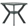 Mesa bistro de plástico verde 70x70x72 cm de vidaXL, Mesas de jardín - Ref: Foro24-48800, Precio: 75,52 €, Descuento: %