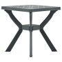 Mesa bistro de plástico verde 70x70x72 cm de vidaXL, Mesas de jardín - Ref: Foro24-48800, Precio: 66,43 €, Descuento: %