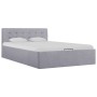 Cama canapé hidráulica con almacenaje tela gris claro 120x200cm de vidaXL, Camas y somieres - Ref: Foro24-285578, Precio: 344...