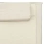 Sun loungers 2 units cream and gray textilene by vidaXL, Loungers - Ref: Foro24-310518, Price: 133,60 €, Discount: %