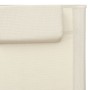 Tumbonas 2 unidades textilene crema y gris de vidaXL, Tumbonas - Ref: Foro24-310518, Precio: 139,91 €, Descuento: %