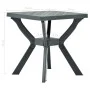 Mesa bistro de plástico verde 70x70x72 cm de vidaXL, Mesas de jardín - Ref: Foro24-48800, Precio: 75,52 €, Descuento: %