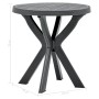 Mesa bistro gris antracita plástico Ø70 cm de vidaXL, Mesas de jardín - Ref: Foro24-48798, Precio: 68,87 €, Descuento: %