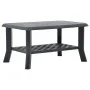 Mesa de centro de plástico gris antracita 90x60x46 cm de vidaXL, Mesas de centro - Ref: Foro24-48795, Precio: 77,45 €, Descue...