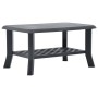 Mesa de centro de plástico gris antracita 90x60x46 cm de vidaXL, Mesas de centro - Ref: Foro24-48795, Precio: 76,91 €, Descue...