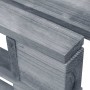 Otomana de jardín de palets madera de pino impregnada gris de vidaXL, Sofás modulares de exterior - Ref: Foro24-3066416, Prec...