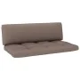 Gray impregnated pine wood pallet garden ottoman by vidaXL, Modular outdoor sofas - Ref: Foro24-3066489, Price: 114,71 €, Dis...