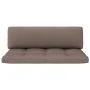 Gray impregnated pine wood pallet garden ottoman by vidaXL, Modular outdoor sofas - Ref: Foro24-3066489, Price: 114,71 €, Dis...