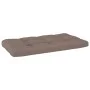 Gray impregnated pine wood pallet garden ottoman by vidaXL, Modular outdoor sofas - Ref: Foro24-3066489, Price: 114,71 €, Dis...