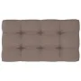 Gray impregnated pine wood pallet garden ottoman by vidaXL, Modular outdoor sofas - Ref: Foro24-3066489, Price: 114,71 €, Dis...