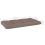 Gray impregnated pine wood pallet garden ottoman by vidaXL, Modular outdoor sofas - Ref: Foro24-3066489, Price: 114,71 €, Dis...